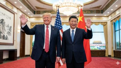 KTT Beijing Berakhir, Trump Klaim Berbagai Masalah Selesai, Kesepakatan Boeing dan Pertanian Jadi Sorotan